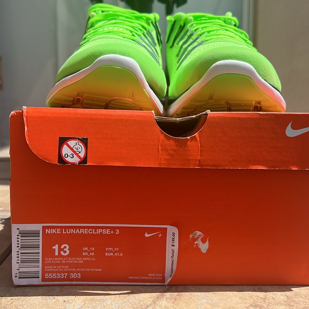 DS Men’s Nike Lunareclipse+ 3 size 13.0 - Picture 2 of 7